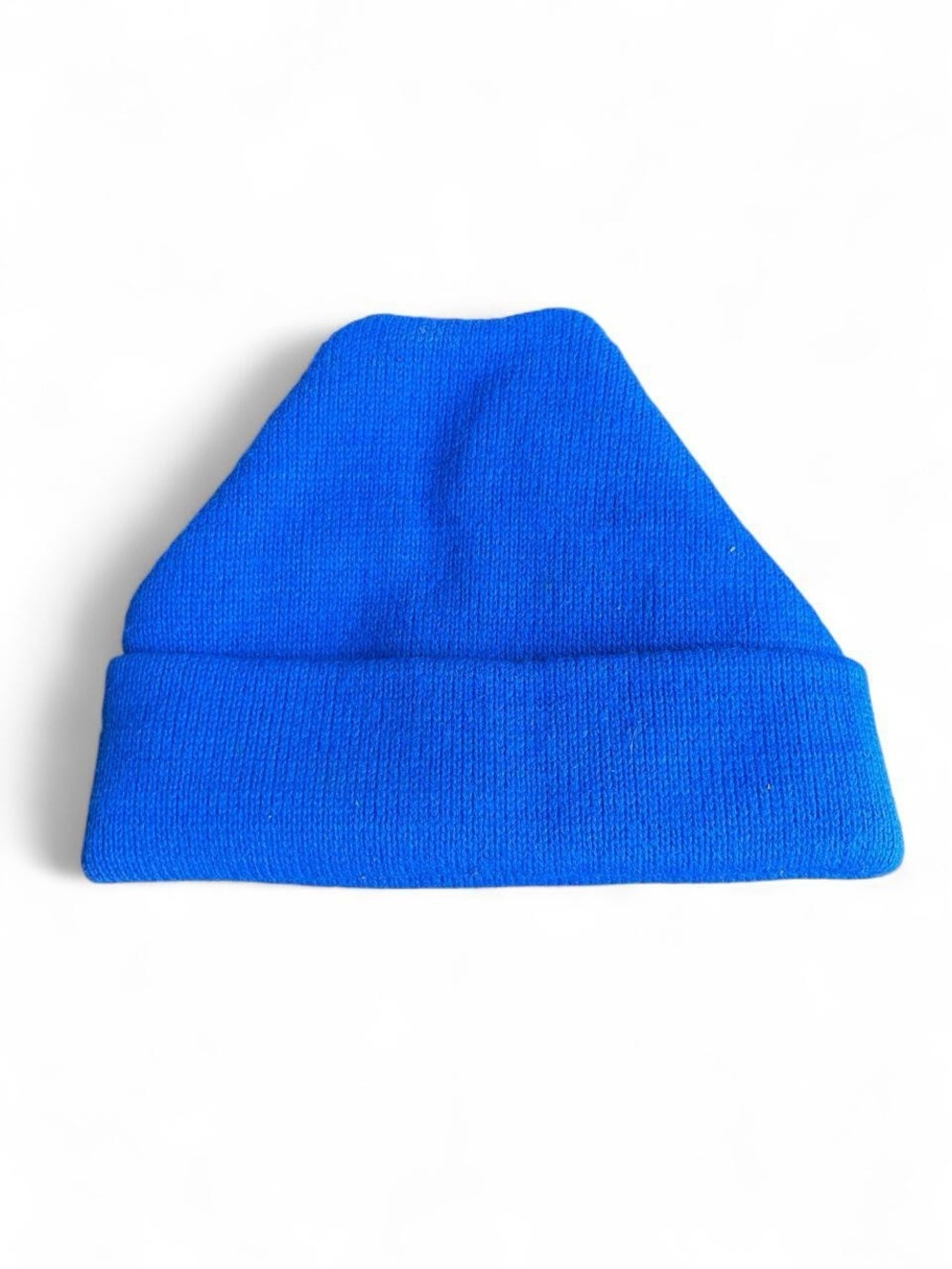 ✨Royal blue beanie with fold over cuff✨